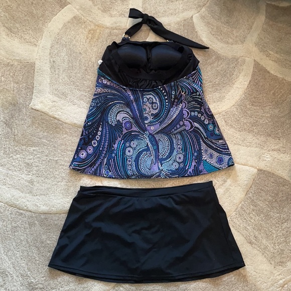 Merona/Island Escape two-piece swimsuit 20W - Picture 2 of 3